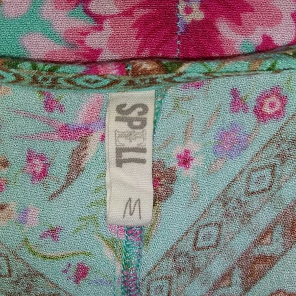 Babushka playdress turquoise M Spell designs dress - Picture 7 of 11